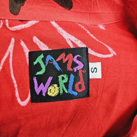 Jams World Vintage 80's Joli Hawaiian Buttondown Shirt size Small - Picture 9 of 11